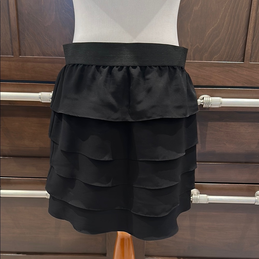 5/48 Black Tiered Skirt